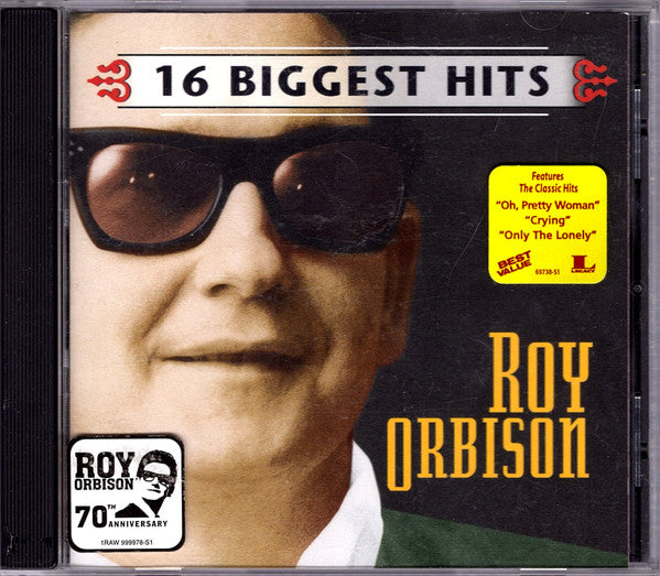 Roy Orbison : 16 Biggest Hits (HDCD, Comp, RP)