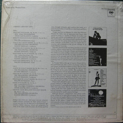 Chopin* : Chopin's Greatest Hits (LP, Comp)