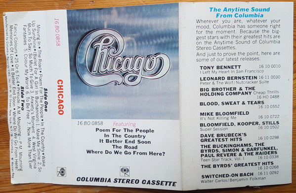 Chicago (2) : Chicago (Cass, Album)