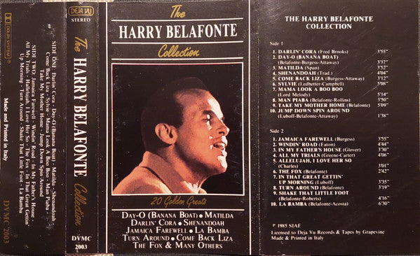 Harry Belafonte : The Harry Belafonte Collection (Cass, Comp, Bla)