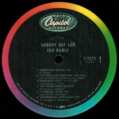 Lou Rawls : Nobody But Lou (LP, Album, Mono, Jac)
