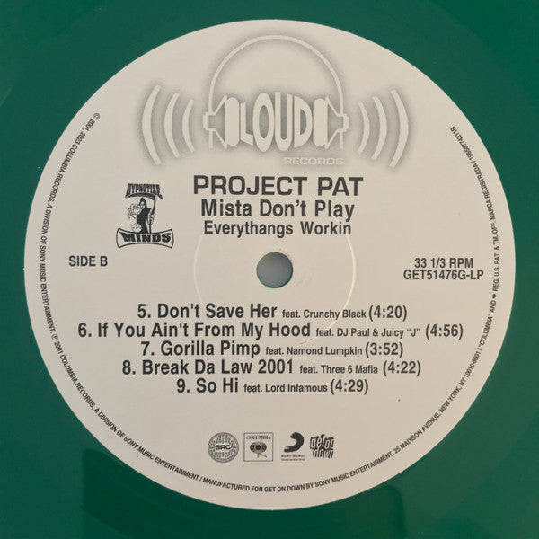 Buy Project Pat : Mista Don't Play (Everythangs Workin) (2xLP