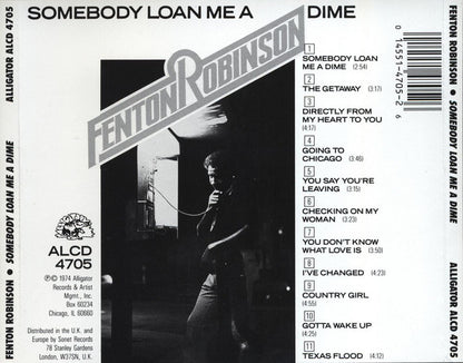 Fenton Robinson : Somebody Loan Me A Dime (CD, Album, RE)