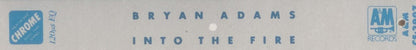 Bryan Adams : Into The Fire (Cass, Album, CrO)
