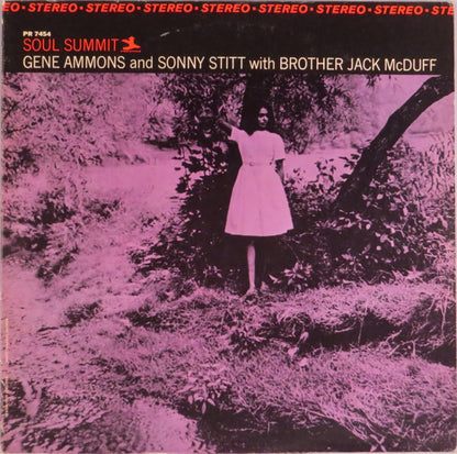 Gene Ammons And Sonny Stitt With Brother Jack McDuff : Soul Summit (LP, Album, RE, Pit)