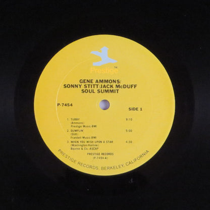 Gene Ammons And Sonny Stitt With Brother Jack McDuff : Soul Summit (LP, Album, RE, Pit)