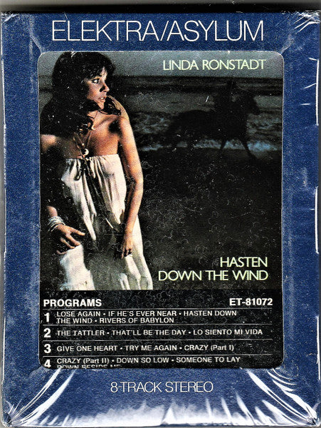 Linda Ronstadt : Hasten Down The Wind (8-Trk, Album)