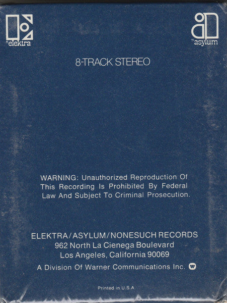 Linda Ronstadt : Hasten Down The Wind (8-Trk, Album)