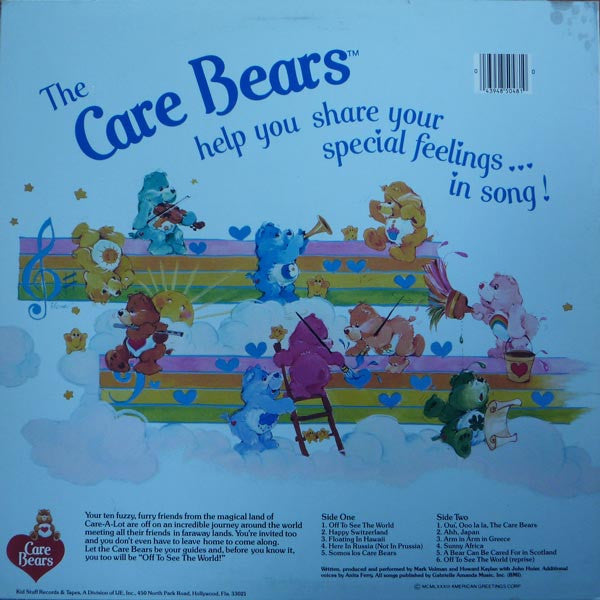 The Care Bears : The Care Bears Off To See The World (LP)