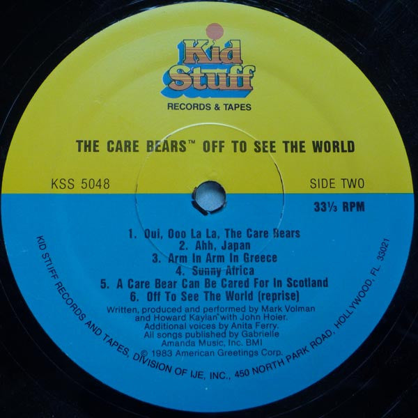 Buy The Care Bears : The Care Bears Off To See The World (LP