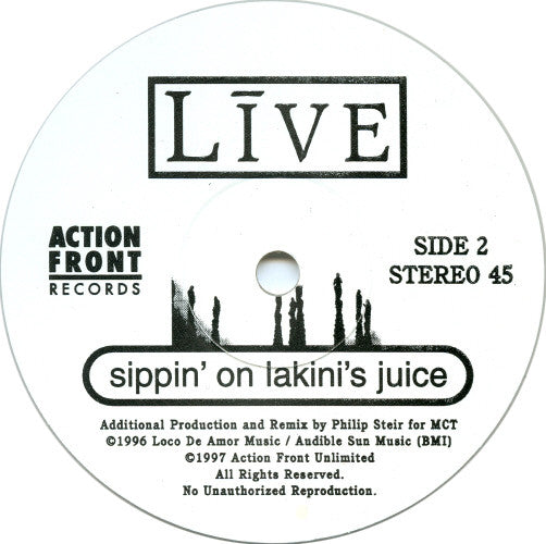 Live : 1997 Friends of Live Holiday Gift (10", Ltd, Num)