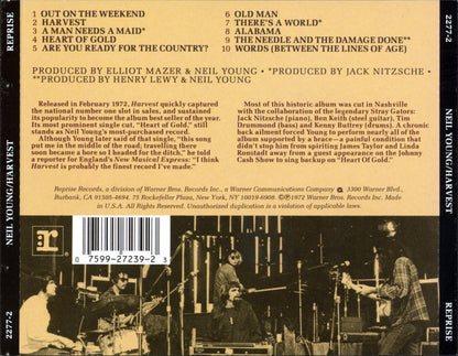 Neil Young : Harvest (CD, Album, RE, RP, Spe)