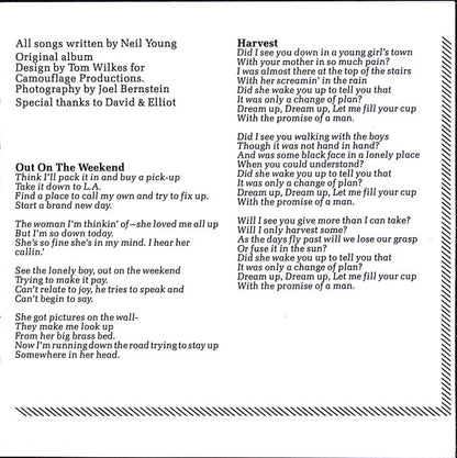 Neil Young : Harvest (CD, Album, RE, RP, Spe)