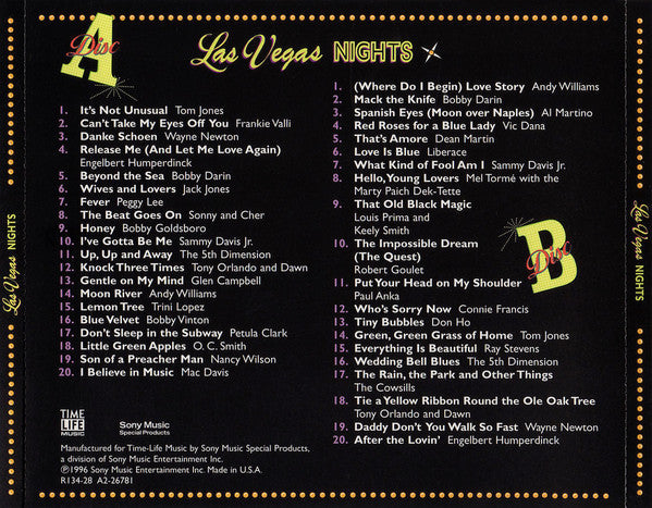 Various : Las Vegas Nights (2xCD, Comp)