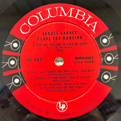 Erroll Garner : Plays For Dancing (LP, Album, Mono, RE)