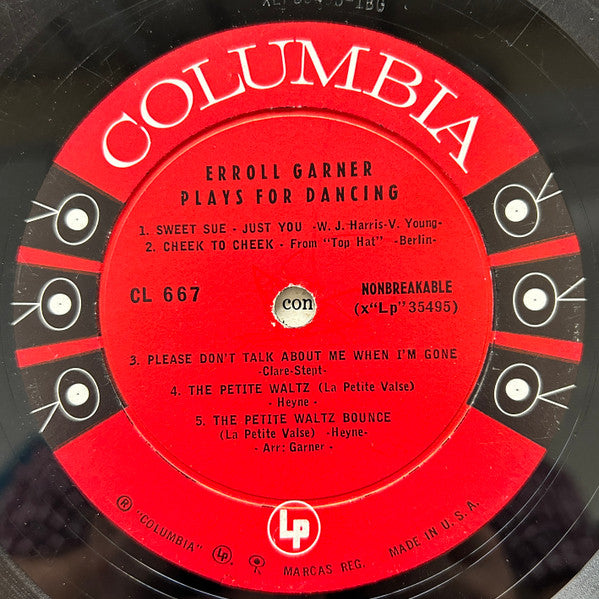 Erroll Garner : Plays For Dancing (LP, Album, Mono, RE)