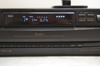 Teac PD-D2700 Cd Changer * 6 Discs * Fully Serviced * New Belts * Remote * Manual