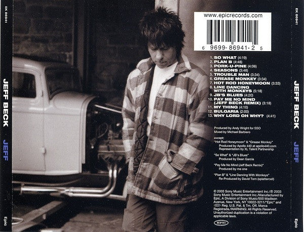 Jeff Beck : Jeff (CD, Album)