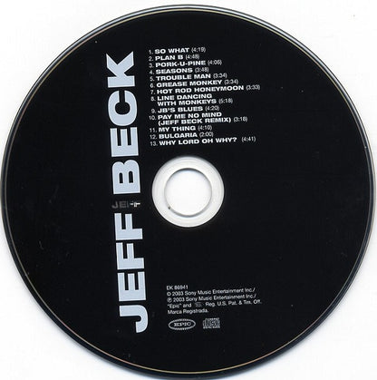 Jeff Beck : Jeff (CD, Album)