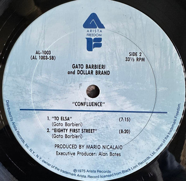 Gato Barbieri & Dollar Brand : Confluence (LP, Album, RE, Ter)