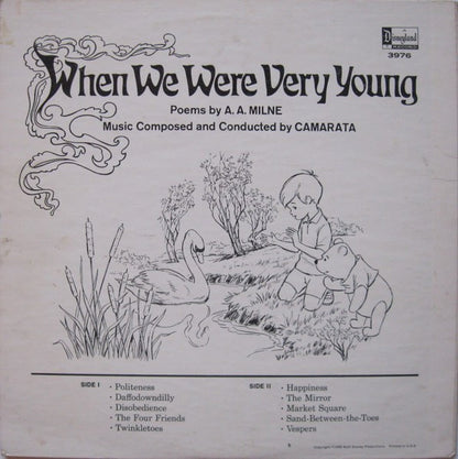 A. A. Milne / Camarata* : When We Were Very Young (LP, Album)