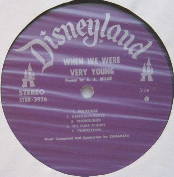 A. A. Milne / Camarata* : When We Were Very Young (LP, Album)