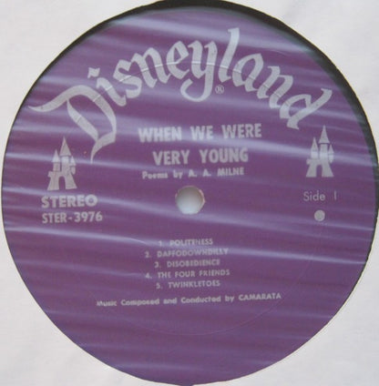 A. A. Milne / Camarata* : When We Were Very Young (LP, Album)
