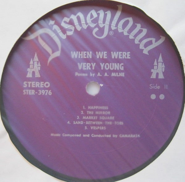 A. A. Milne / Camarata* : When We Were Very Young (LP, Album)
