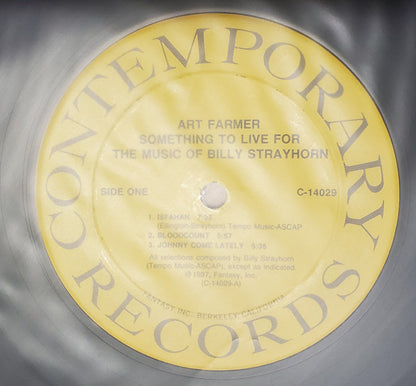 Art Farmer : Something To Live For - The Music Of Billy Strayhorn (LP, Album)