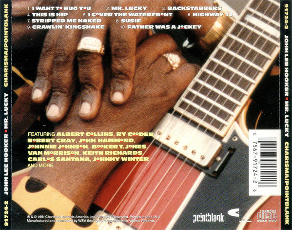John Lee Hooker : Mr. Lucky (CD, Album, Nim)