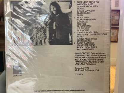 Crosby, Stills, Nash & Young - Traces (2xLP, Unofficial) (Near Mint (NM or M-))