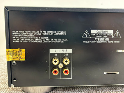 Sony TC-RX79ES Single Cassette Deck * ES Line * Fully Serviced * New Belts