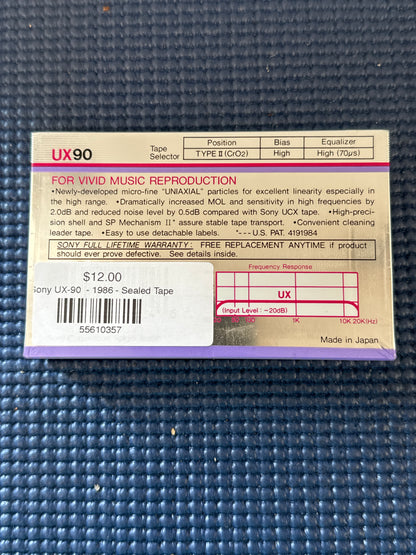 Sony UX-90  - 1986 - Sealed Tape