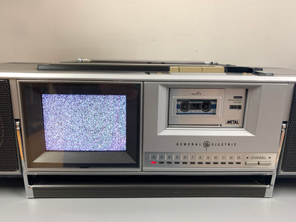 General Electric 4CM3326X BoomBox * TV * Micro-Cassette Walkman