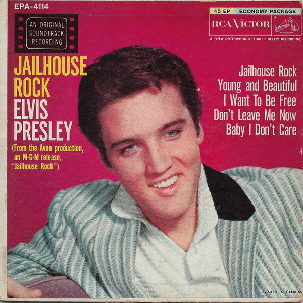 Elvis Presley : Jailhouse Rock (7", EP)