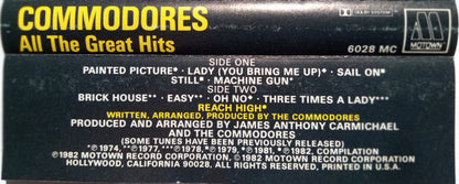 Commodores : All The Great Hits (Cass, Comp, Dol)