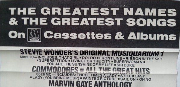 Commodores : All The Great Hits (Cass, Comp, Dol)