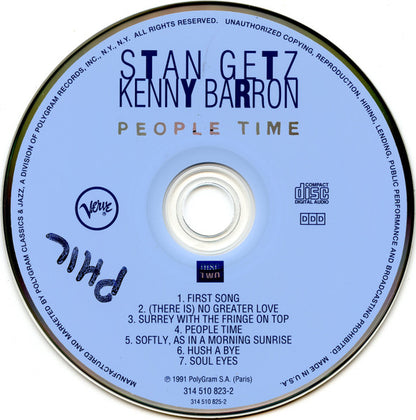 Stan Getz - Kenny Barron : People Time (2xCD, Album)