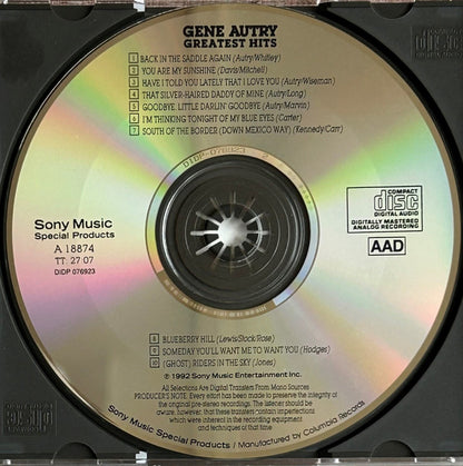 Gene Autry : Greatest Hits (CD, Comp)