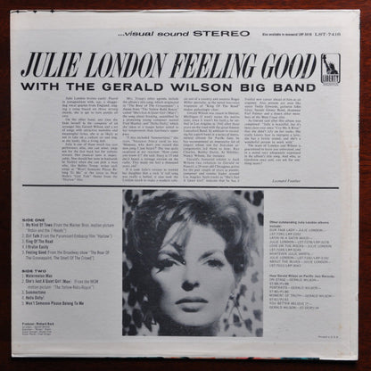 Julie London With The Gerald Wilson Big Band : Feeling Good (LP, Album)