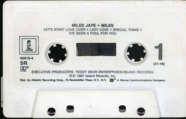 Miles Jaye : Miles (Cass, Album, SR,)