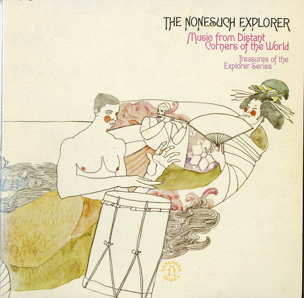 Various : The Nonesuch Explorer - Music From Distant Corners Of The World - Treasures Of The Explorer Series (2xLP, Album, Comp, Gat)