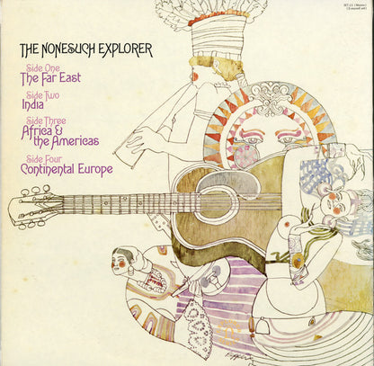 Various : The Nonesuch Explorer - Music From Distant Corners Of The World - Treasures Of The Explorer Series (2xLP, Album, Comp, Gat)