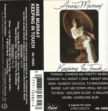 Anne Murray : Keeping In Touch (Cass, Album)