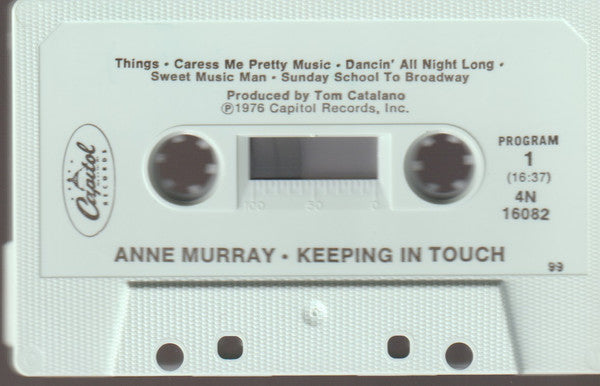 Anne Murray : Keeping In Touch (Cass, Album)