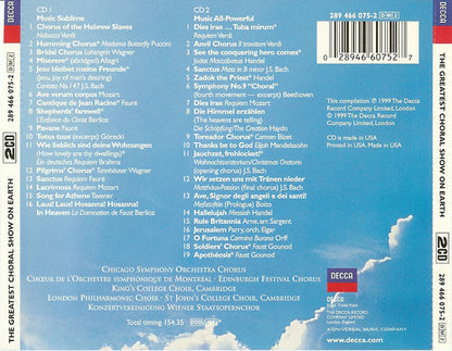 Various : The Greatest Choral Show On Earth (2xCD, Comp)