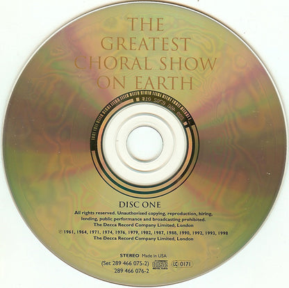 Various : The Greatest Choral Show On Earth (2xCD, Comp)