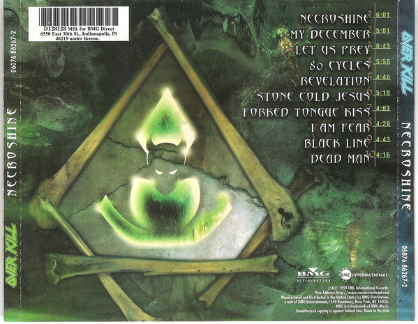Overkill : Necroshine (CD, Album, Club)