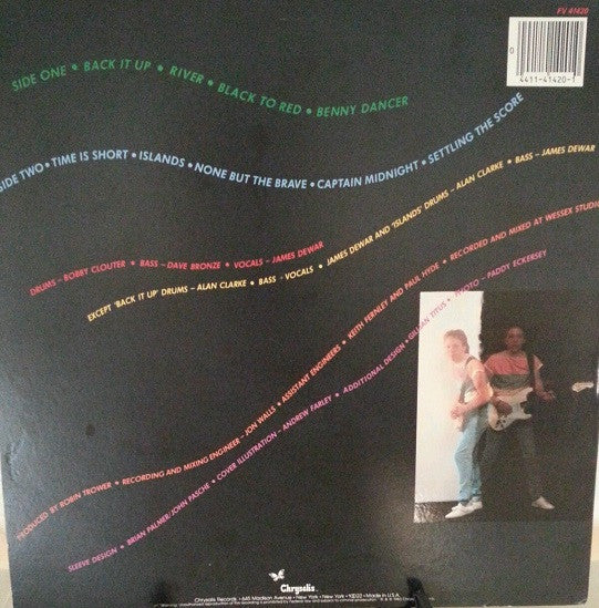 Robin Trower : Back It Up (LP, Album, PRC)