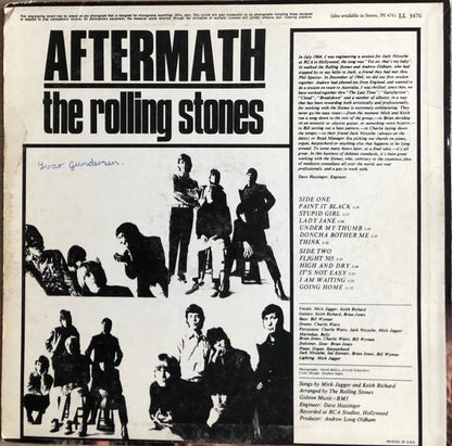 The Rolling Stones : Aftermath (LP, Album, Mono, Bes)